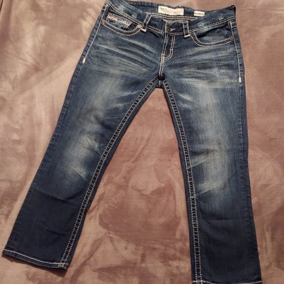 Size 32 BKE Denim Jeans Sabrina Short Style # BMM1109 - Picture 2 of 2
